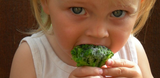 child eating