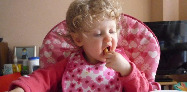 child eating